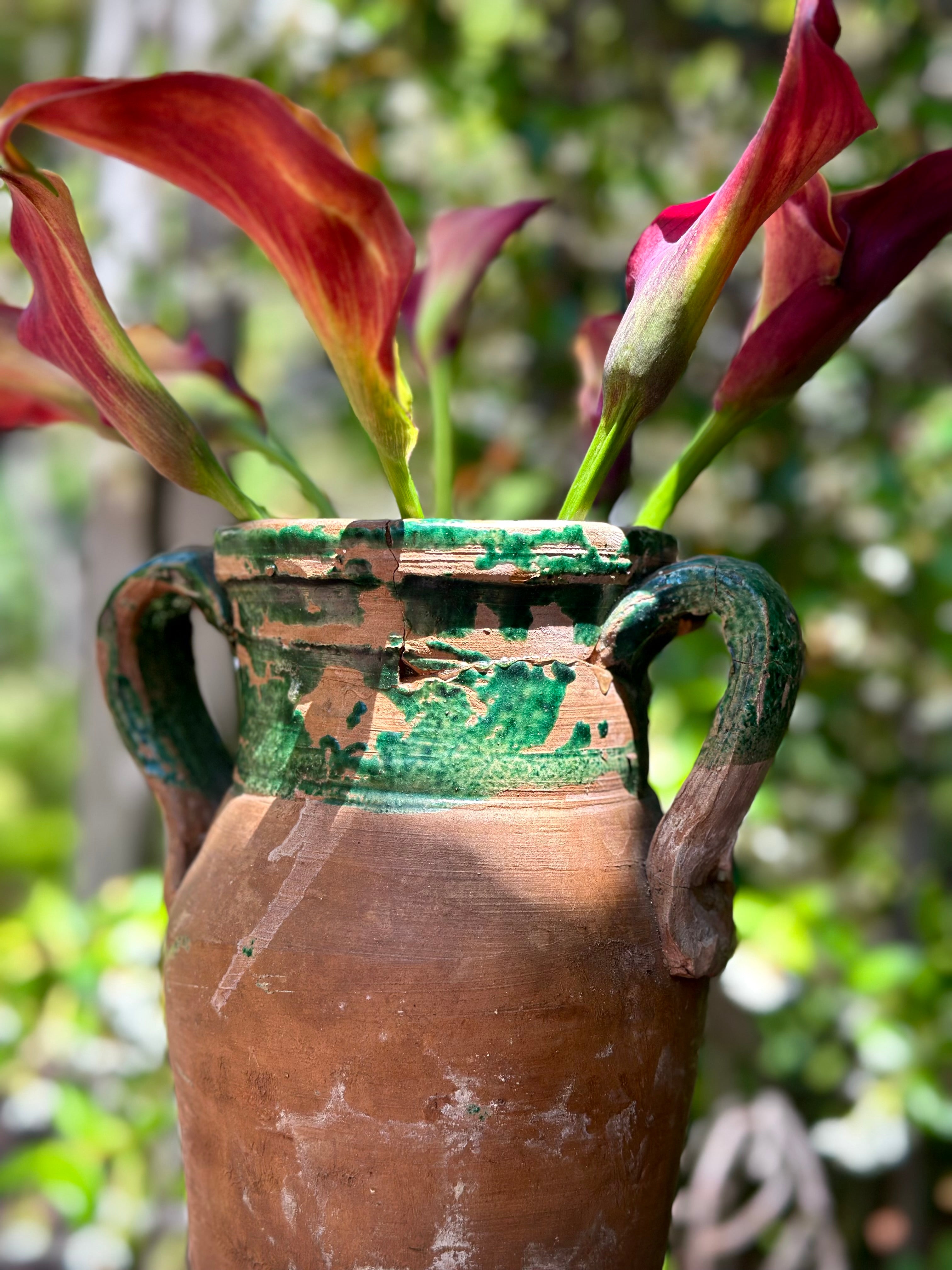 Antique Italian Olive Jar